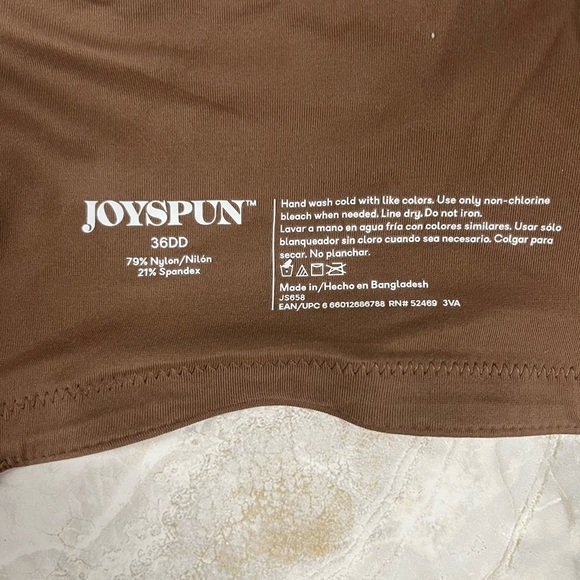 Joyspun Brown Bra Intimates - Picture 4 of 5